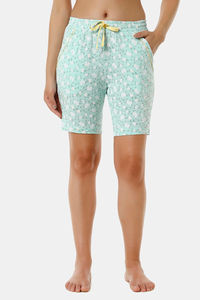 Blue Light Floral Print